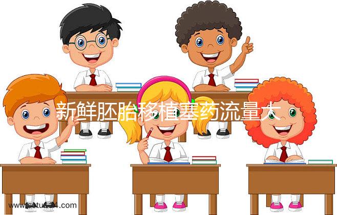 新鮮胚胎移植塞藥流量大量透明水分析異常,影響著床