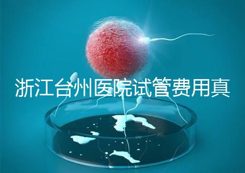 浙江臺州醫(yī)院試管費用真不高,這些攻略教你提升助孕成功率