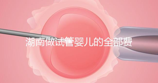 湖南做試管嬰兒的全部費(fèi)用大概是多少錢?附湖南試管嬰兒醫(yī)院排名一覽!