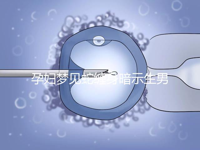 孕婦夢(mèng)見(jiàn)蛇纏身暗示生男孩?看完具體寓意你就知道了