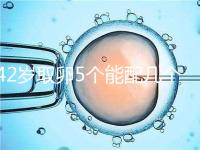 42歲取卵5個能配幾個胚胎難說，只有2個許是技術差導致